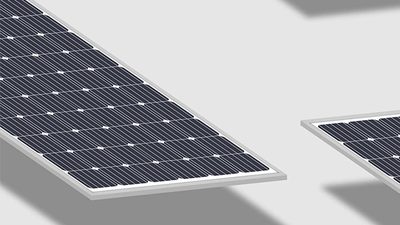 Solarland photovoltaic modules shown against a plain studio background
